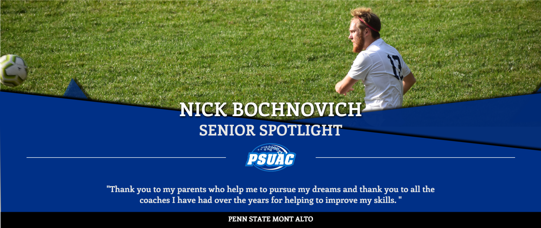 Penn State Mont Alto's Nick Bochnovich.