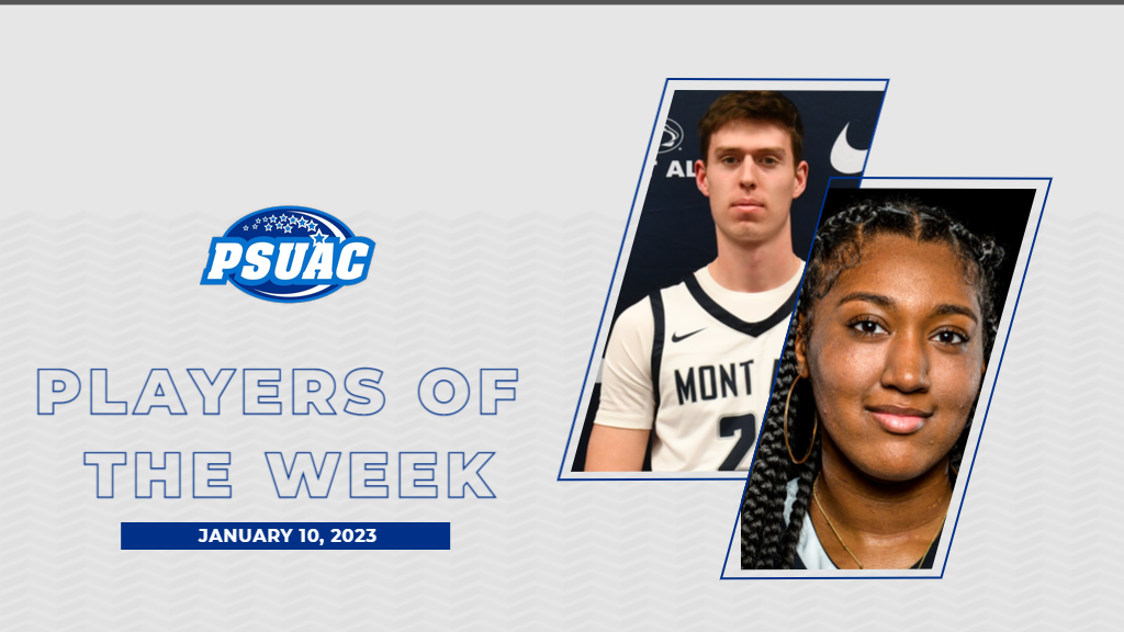 Penn State Mont Alto's Caleb Eckert and Penn State Beaver's Kiera Baker were named PSUAC Players of Winter Break for their outstanding performances during the holiday season.