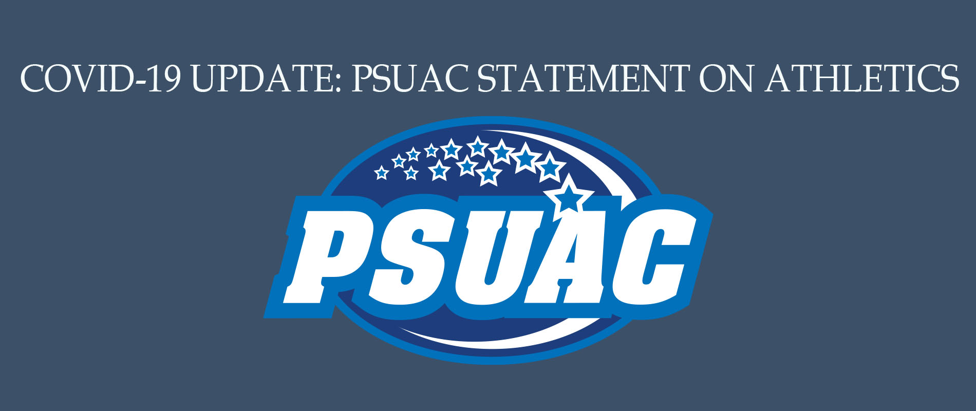 PSUAC Statement on Athletics graphic.