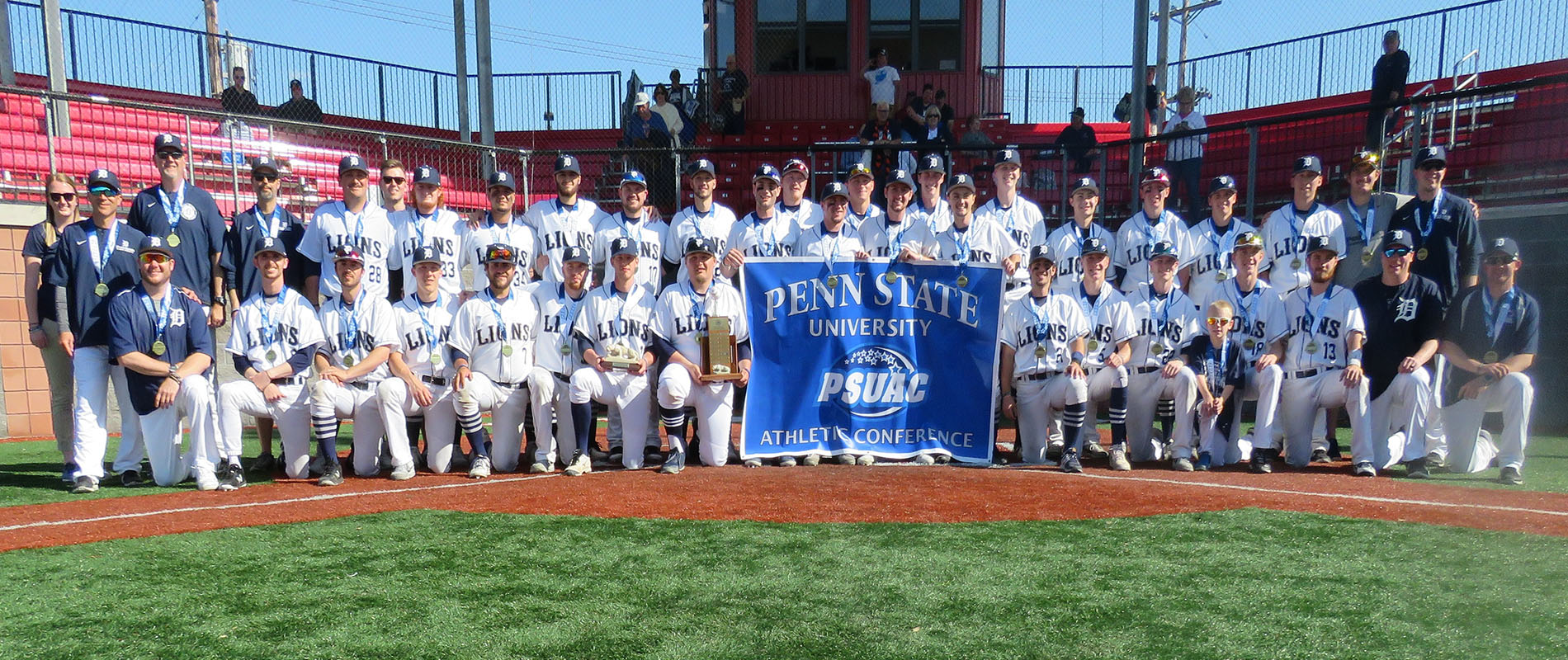Penn State DuBois baseball won the 2019 PSUAC Baseball Championship, their second consecutive title.