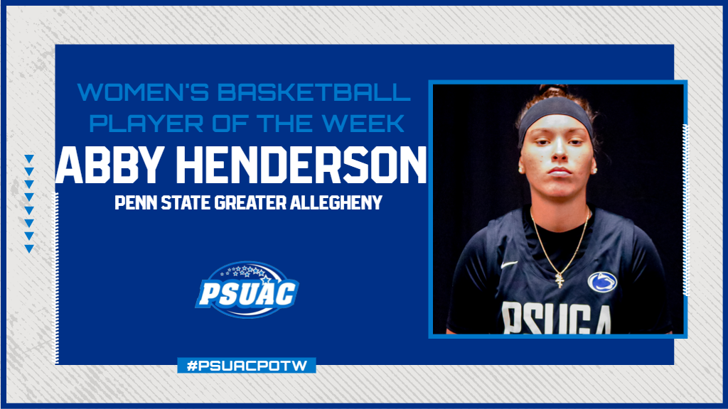 Penn State Greater Allegheny's Abby Henderson.