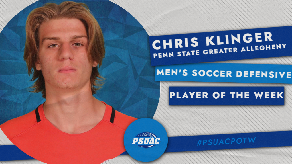 Penn State Greater Allegheny's Chris Klinger.