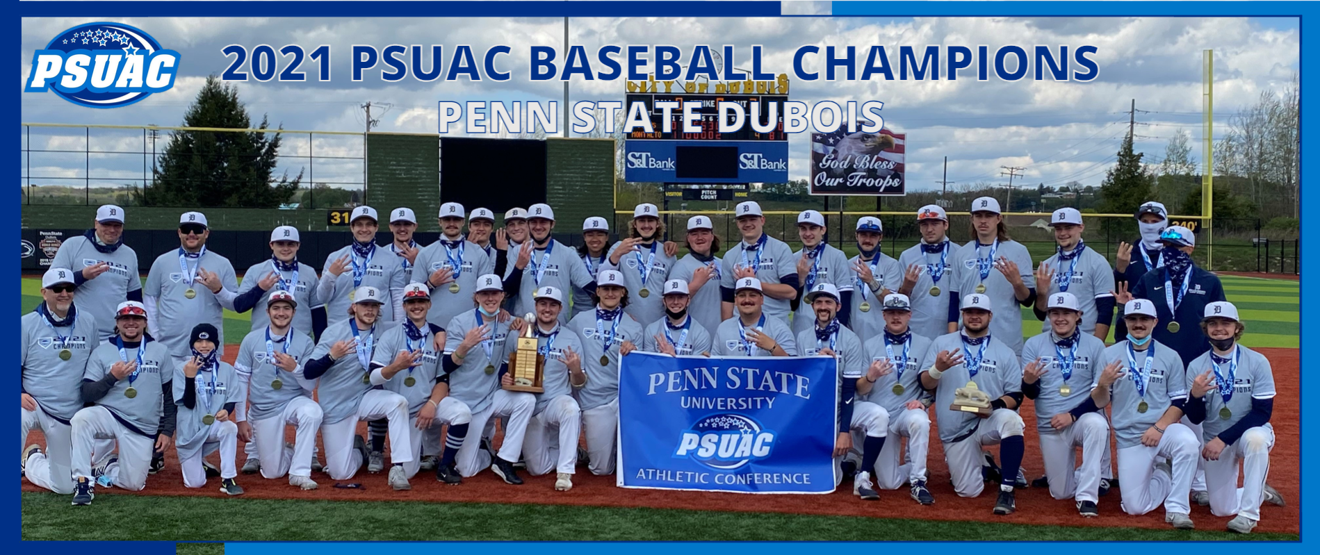 Penn State DuBois won the 2021 PSUAC Baseball Championship on May 11.