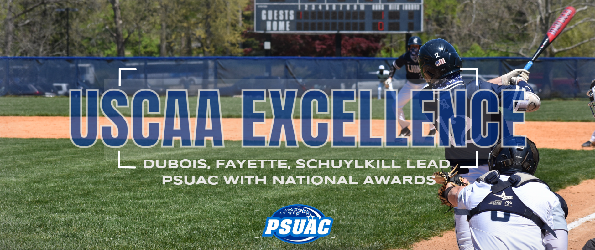Penn State DuBois, Fayette and Schuylkill led the PSUAC with national awards from the USCAA given to member institutions for outstanding performance over the past year.