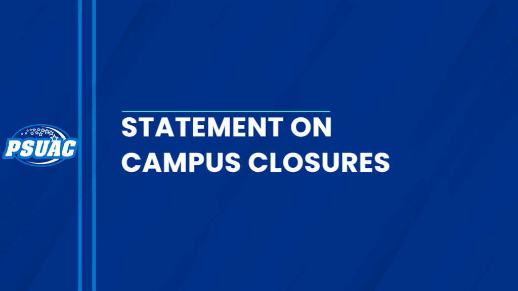 PSUAC Statement on Campus Closures graphic.