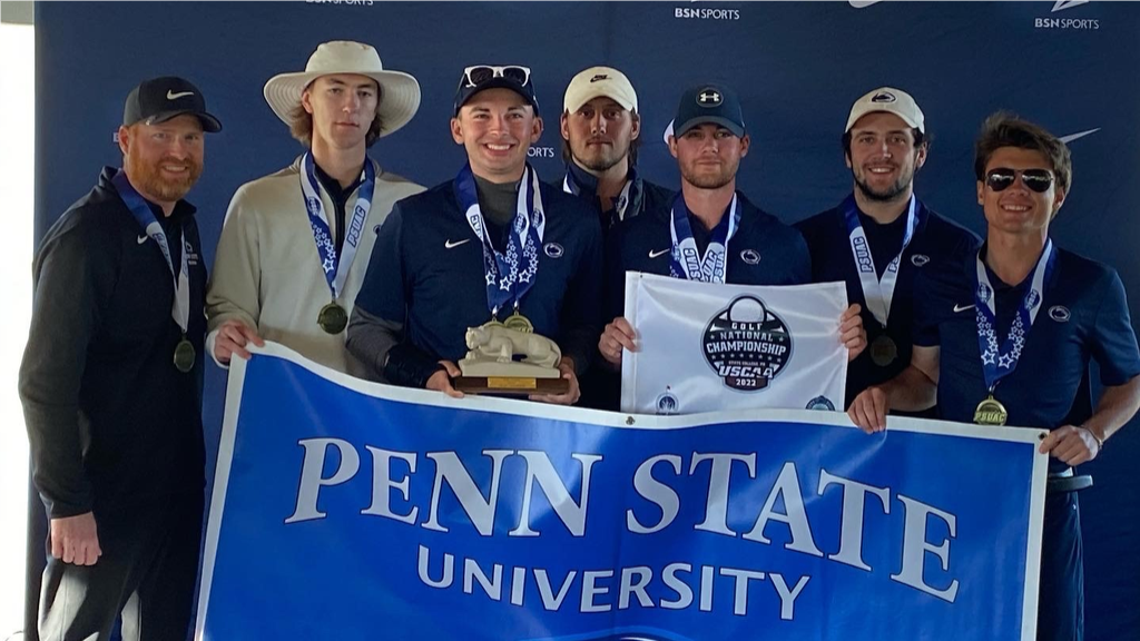 The Penn State Hazleton men's golf team won the 2022 PSUAC Golf Championships on Tuesday, October 11th at the Penn State Blue Course.