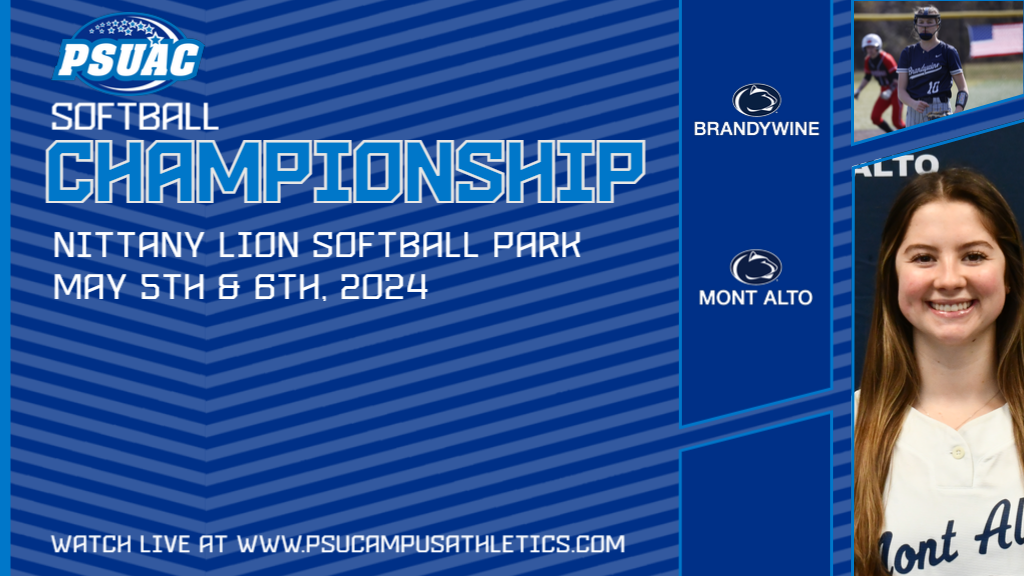 2024 PSUAC Softball Championship graphic.