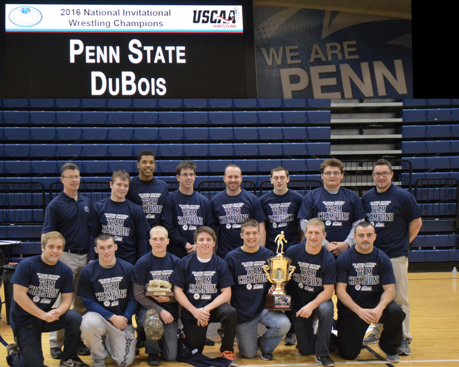 DuBois Wrestling Grapples PSUAC and USCAA Championship Title