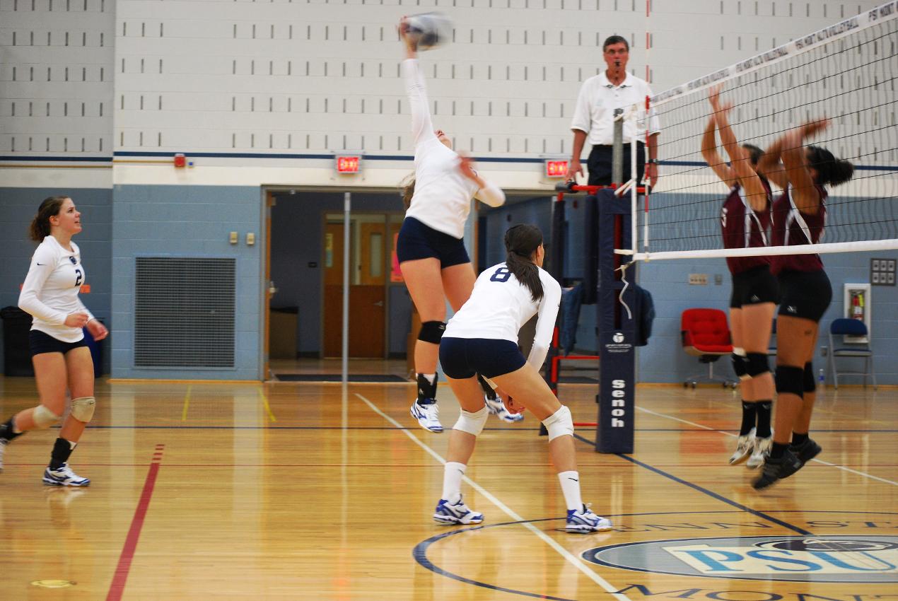 Volleyball drops a close match to Brandywine