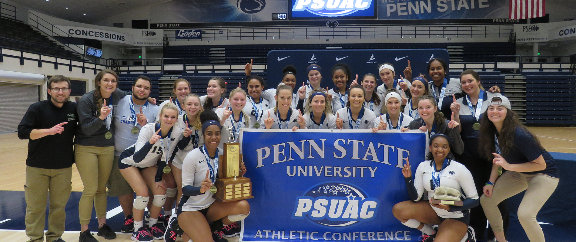 Penn State Fayette's Volleyball won their second consecutive PSUAC Championship.