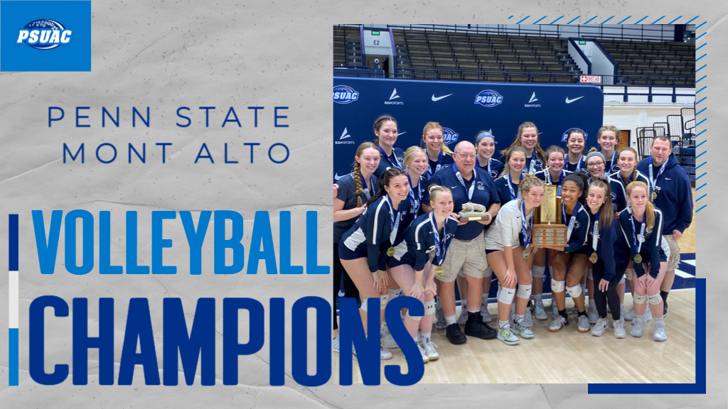 Penn State Mont Alto won the 2022 PSUAC Volleyball Championship on Tuesday, November 1.